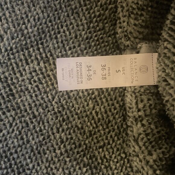 Balance Collection Womens Green Knit Sweater Size Small - Picture 8 of 12